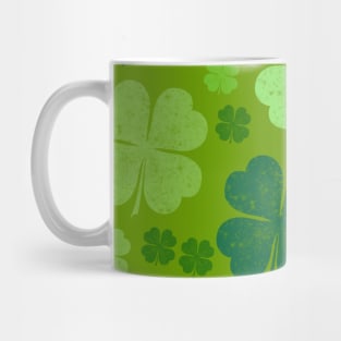 Green Clovers, Lucky Clovers, Saint Patrick's Day Mug